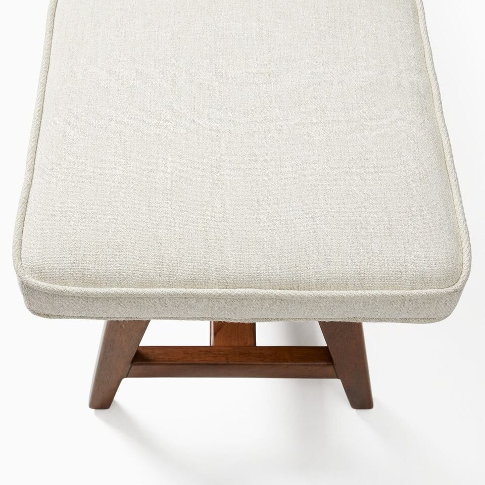 MidCentury AFrame Dining Bench (132 cm) West Elm Australia